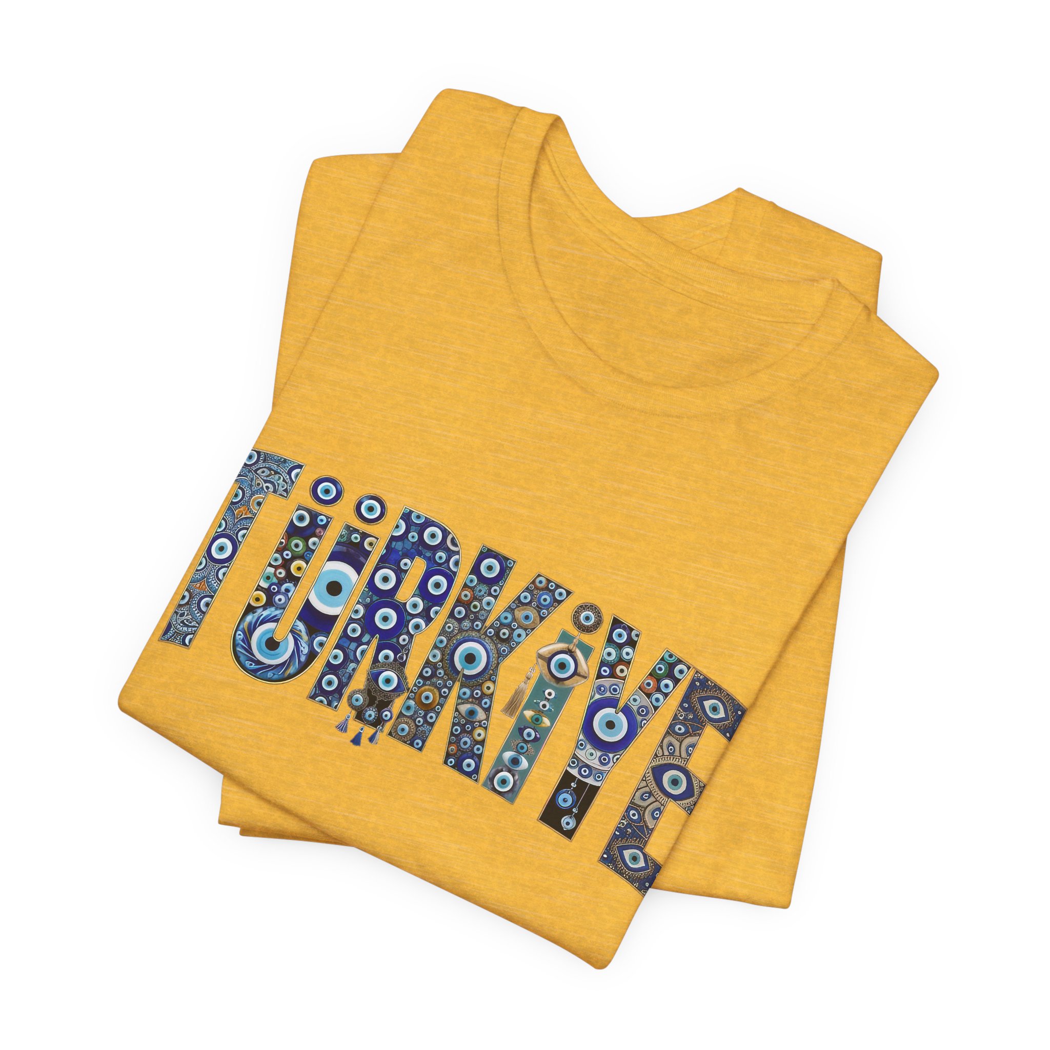 Turkiye Nazar Graphic T-shirt | Turkish Evil Eye Talisman Art - Image 27