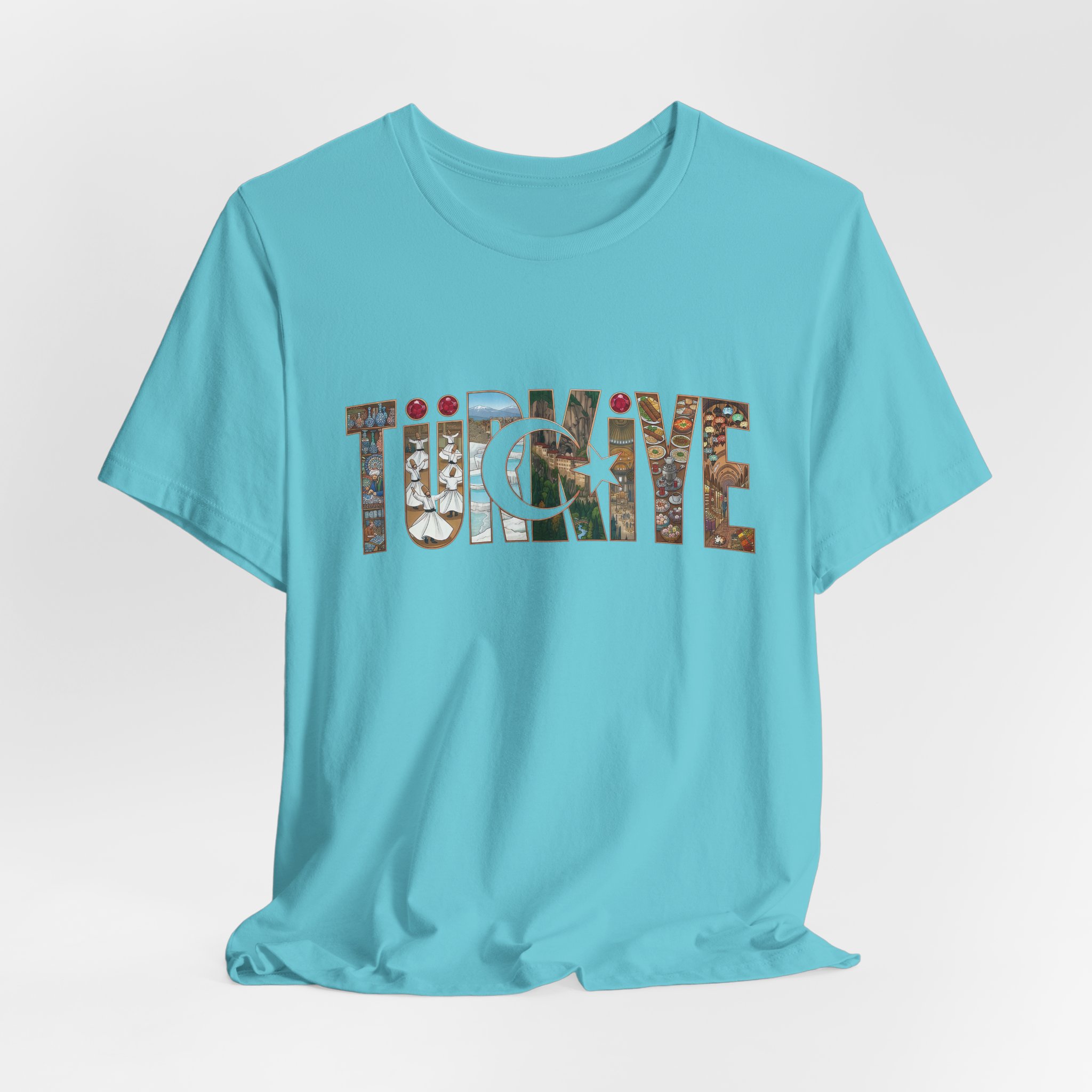 Turkiye Graphic T-shirt | Turkish Travel Souvenir Tee - Image 32