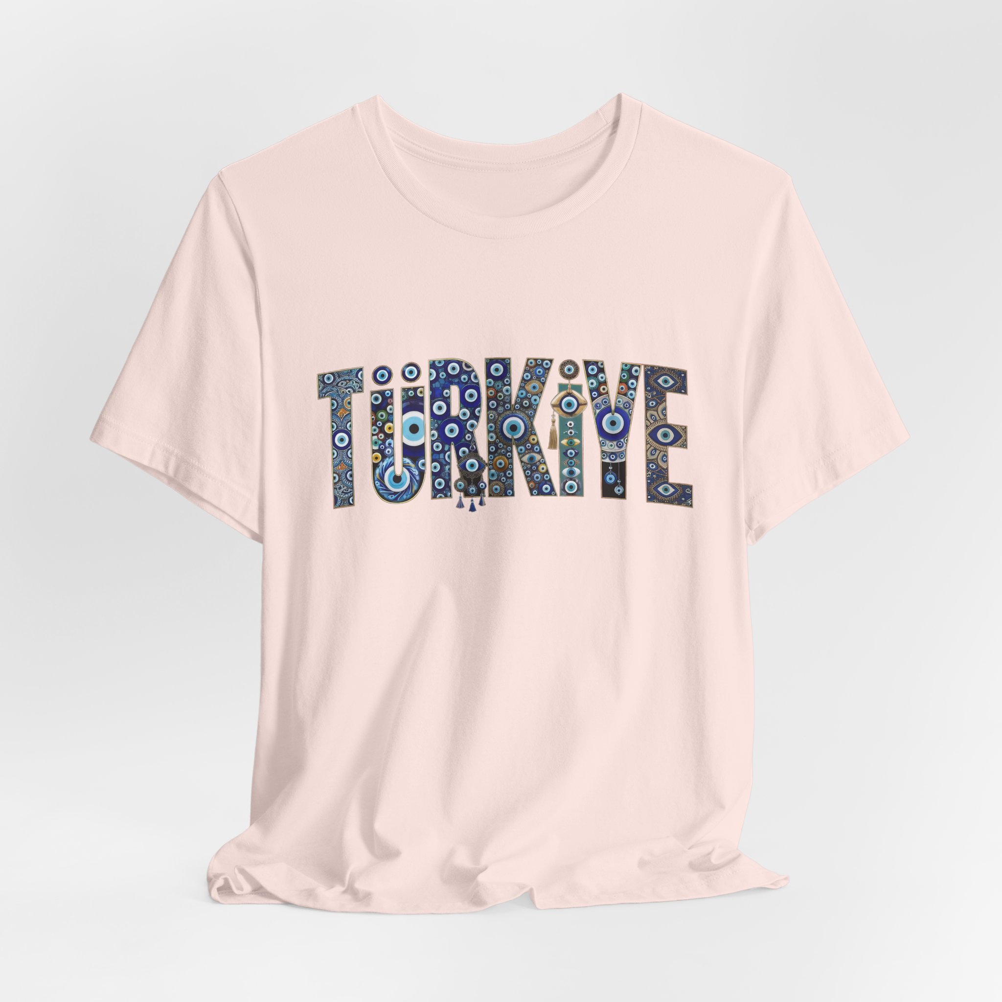 Turkiye Nazar Graphic T-shirt | Turkish Evil Eye Talisman Art - Image 12