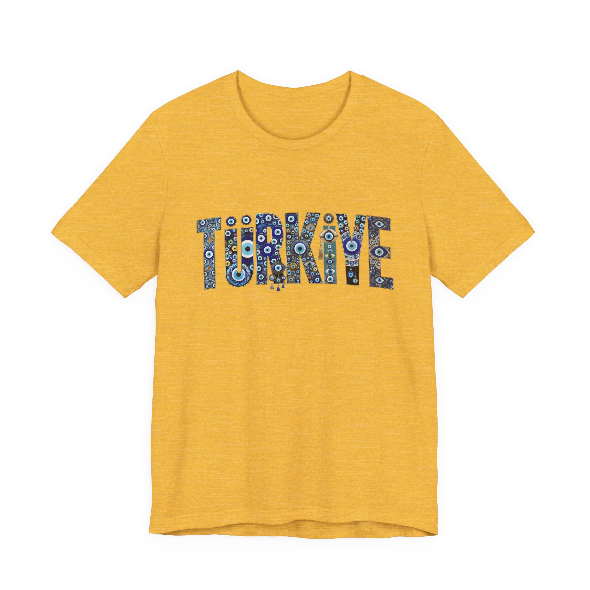 Turkiye Nazar Graphic T-shirt | Turkish Evil Eye Talisman Art - Image 25