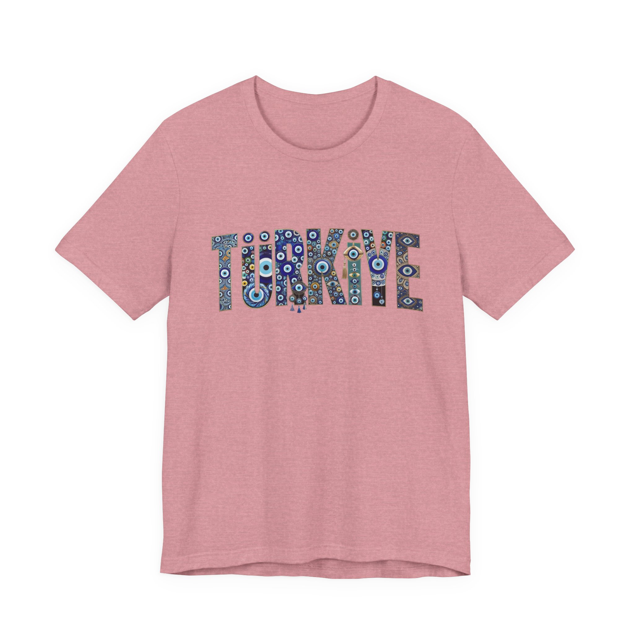 Turkiye Nazar Graphic T-shirt | Turkish Evil Eye Talisman Art - Image 53
