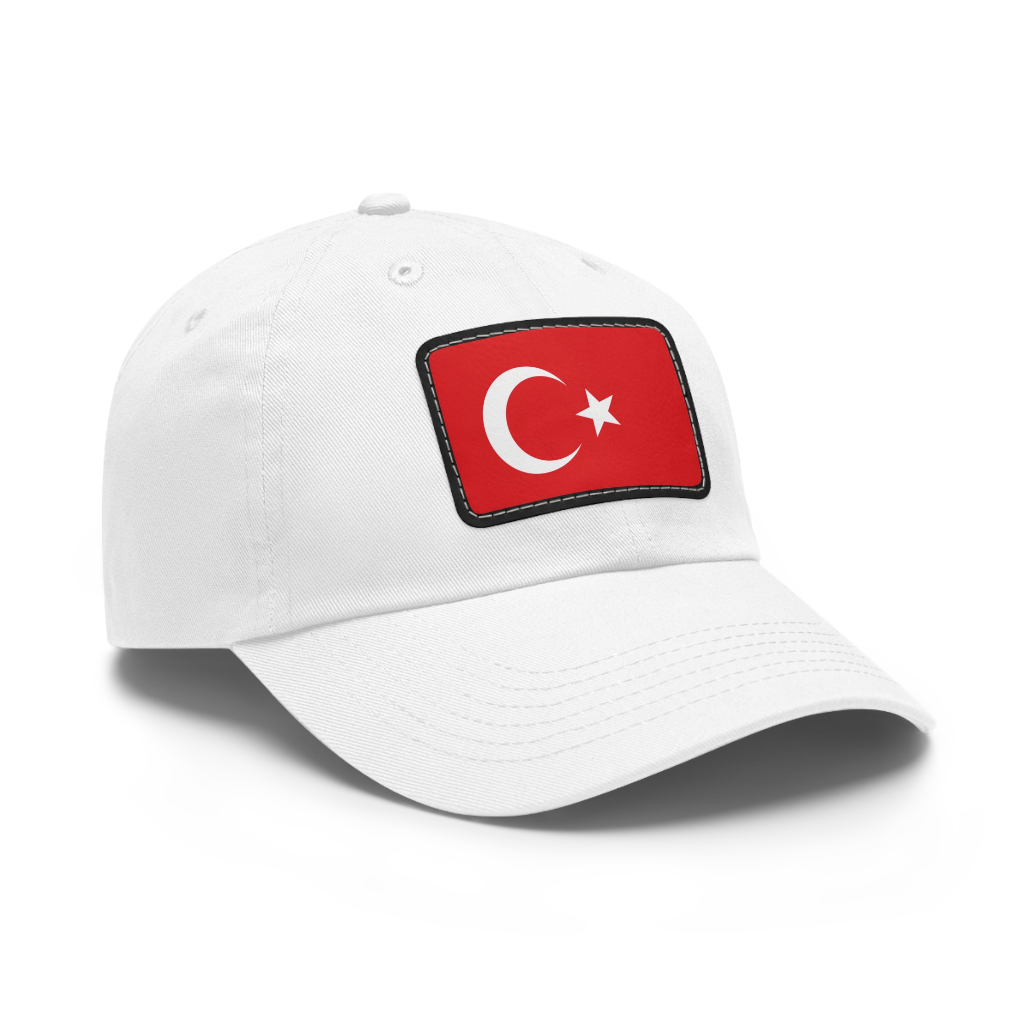 Turkish Flag Leather Patch Baseball Cap - Image 5