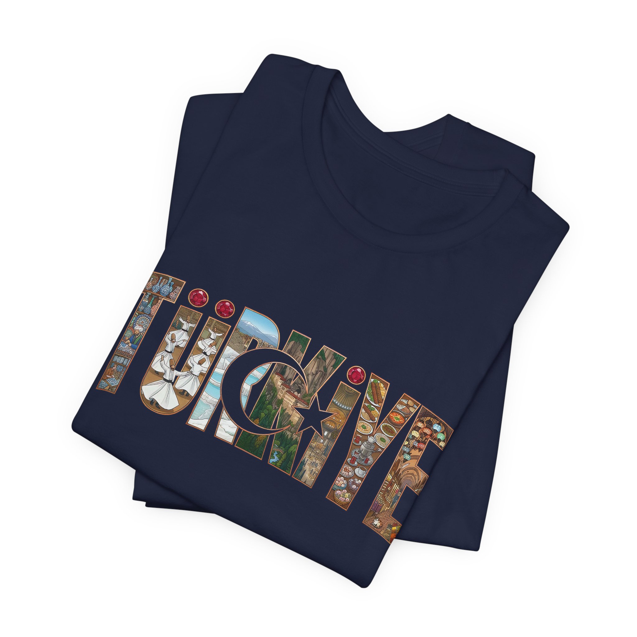 Turkiye Graphic T-shirt | Turkish Travel Souvenir Tee - Image 35