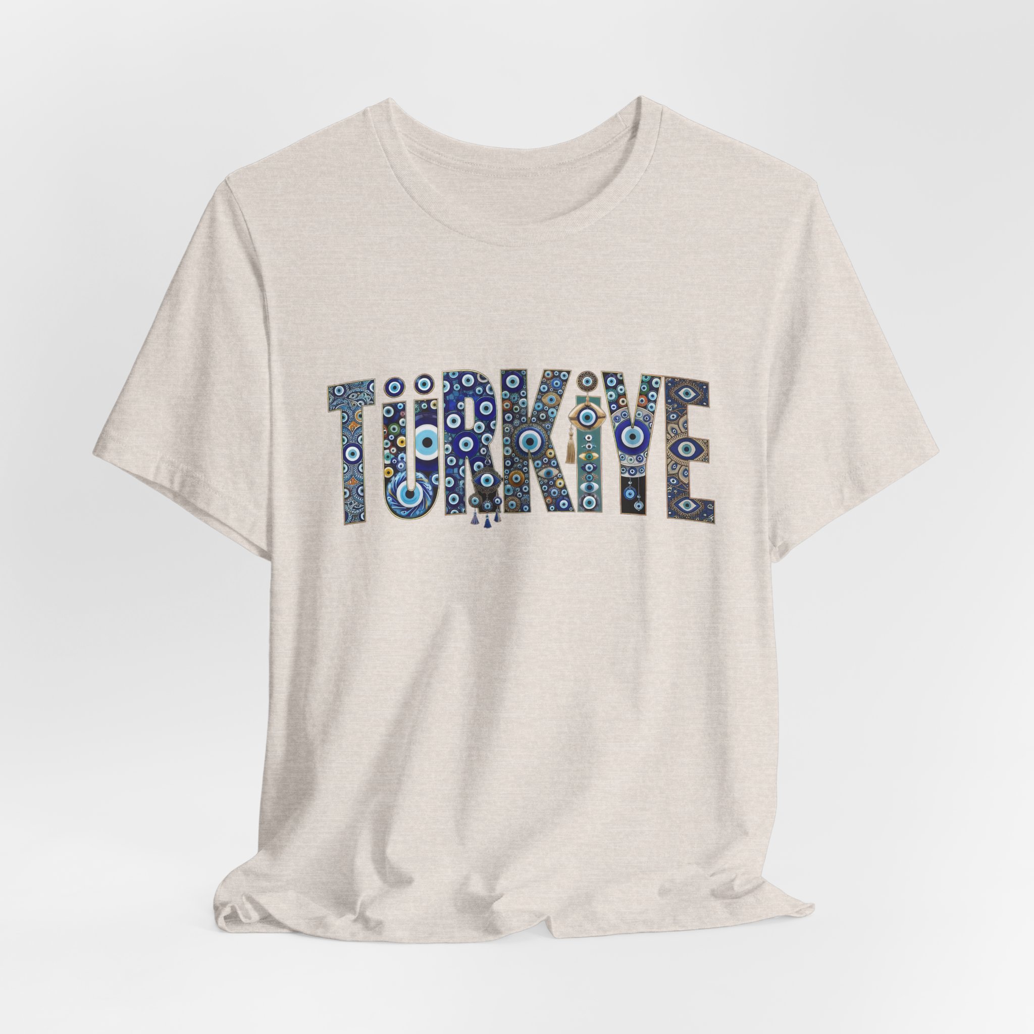 Turkiye Nazar Graphic T-shirt | Turkish Evil Eye Talisman Art - Image 20