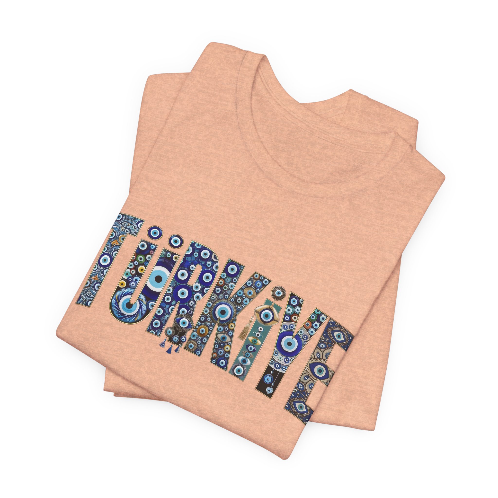 Turkiye Nazar Graphic T-shirt | Turkish Evil Eye Talisman Art - Image 23