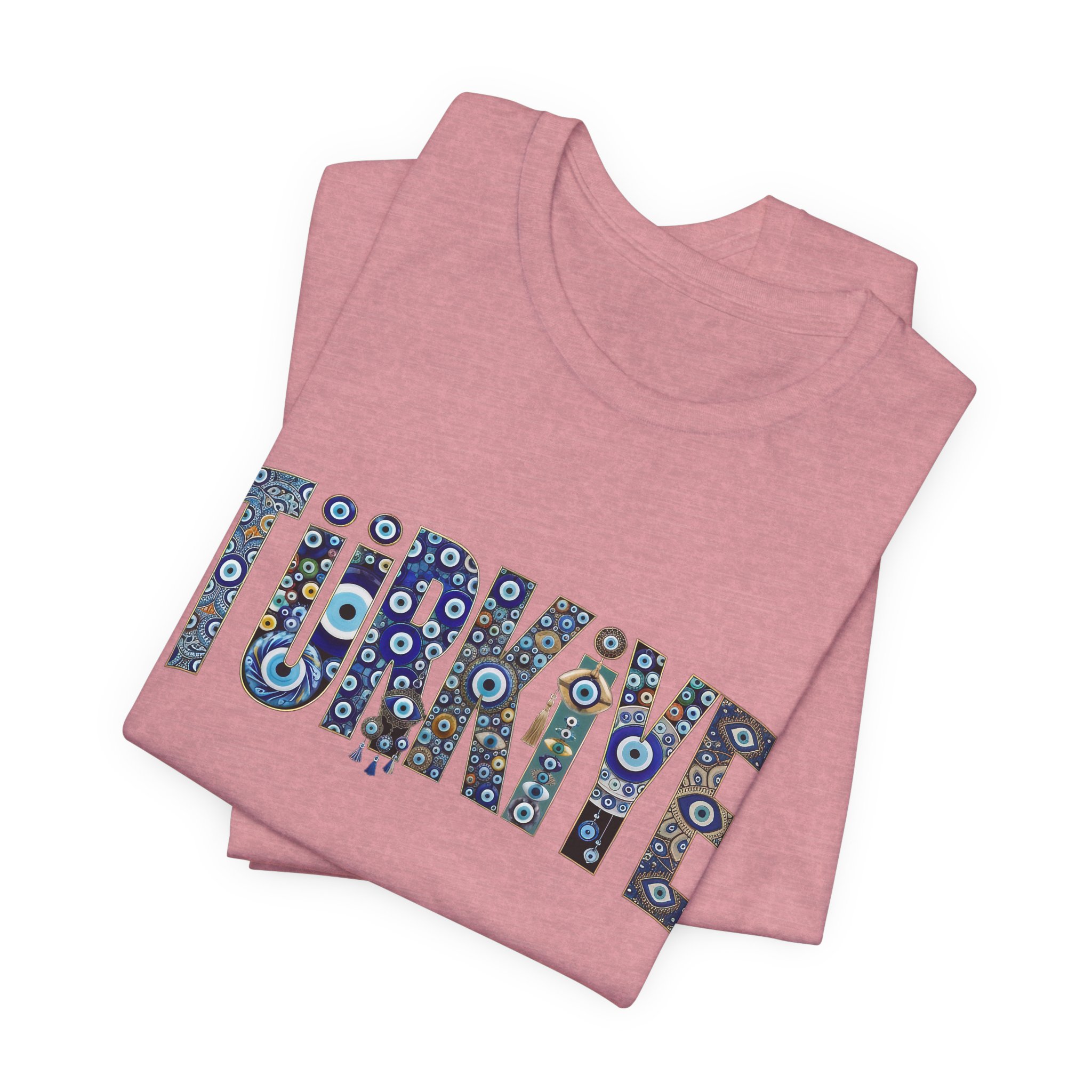 Turkiye Nazar Graphic T-shirt | Turkish Evil Eye Talisman Art - Image 55