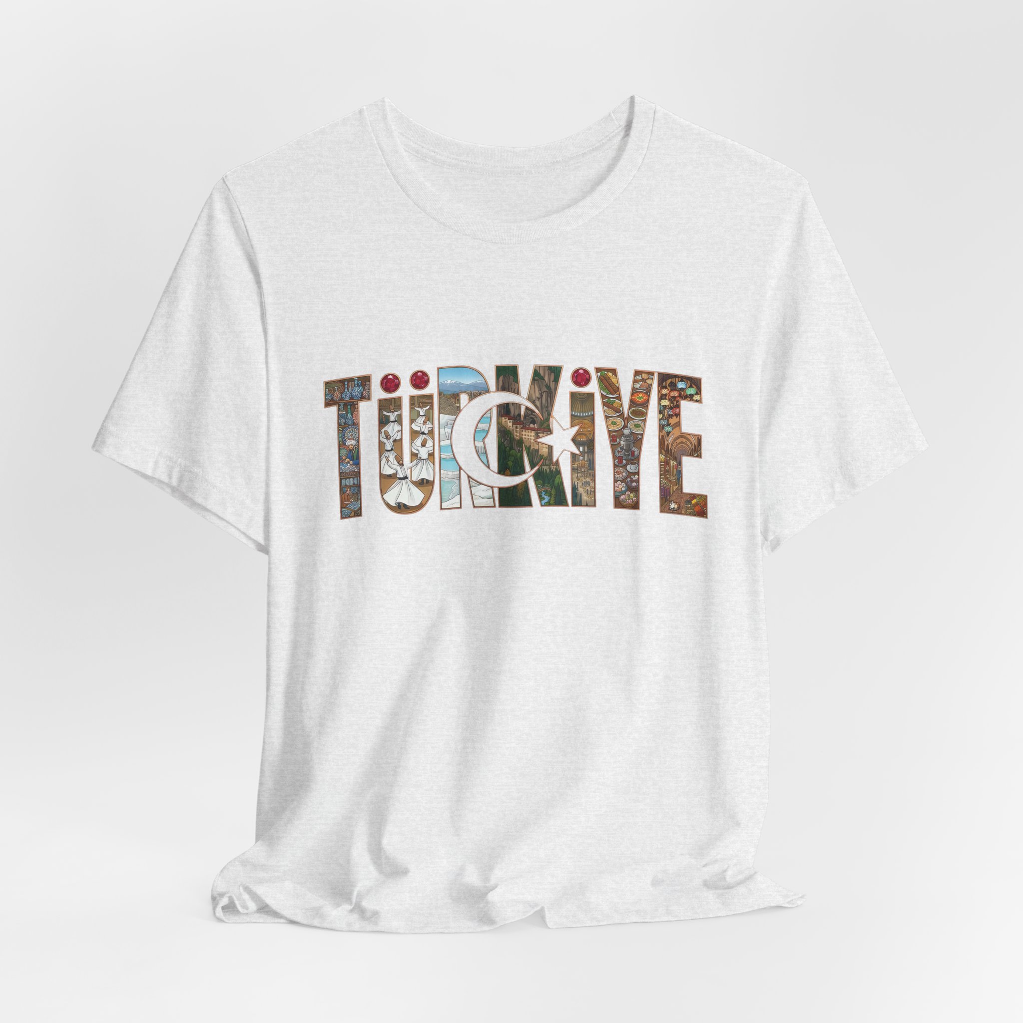 Turkiye Graphic T-shirt | Turkish Travel Souvenir Tee - Image 4