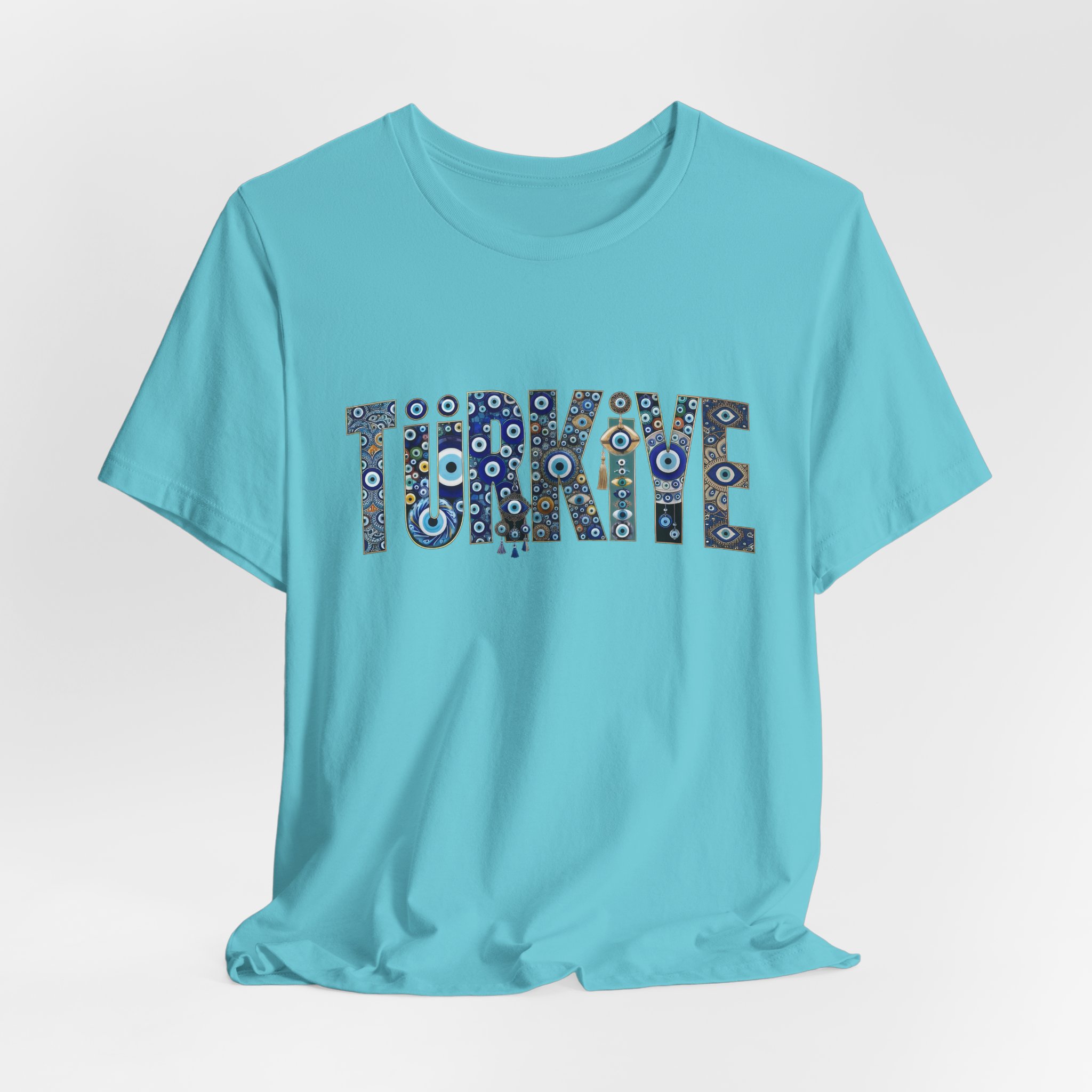 Turkiye Nazar Graphic T-shirt | Turkish Evil Eye Talisman Art - Image 40
