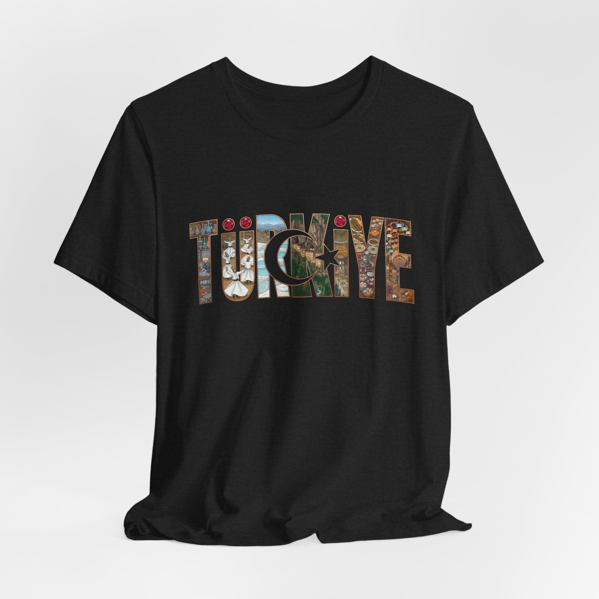 Turkiye Graphic T-shirt | Turkish Travel Souvenir Tee - Image 24