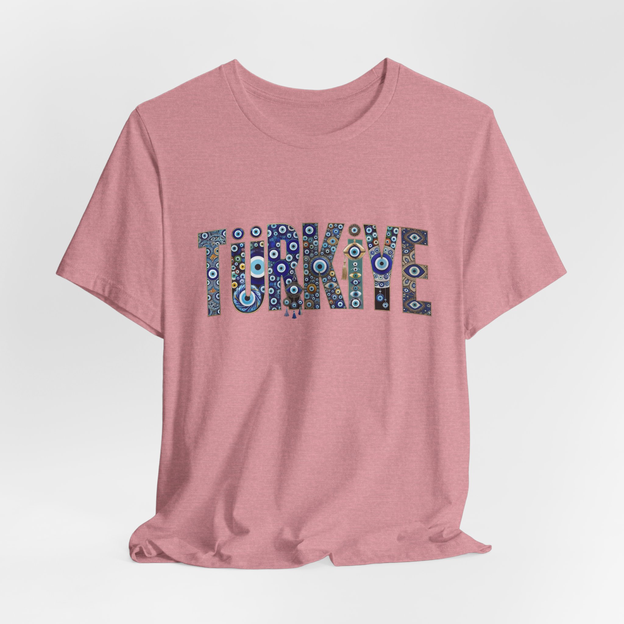 Turkiye Nazar Graphic T-shirt | Turkish Evil Eye Talisman Art - Image 56