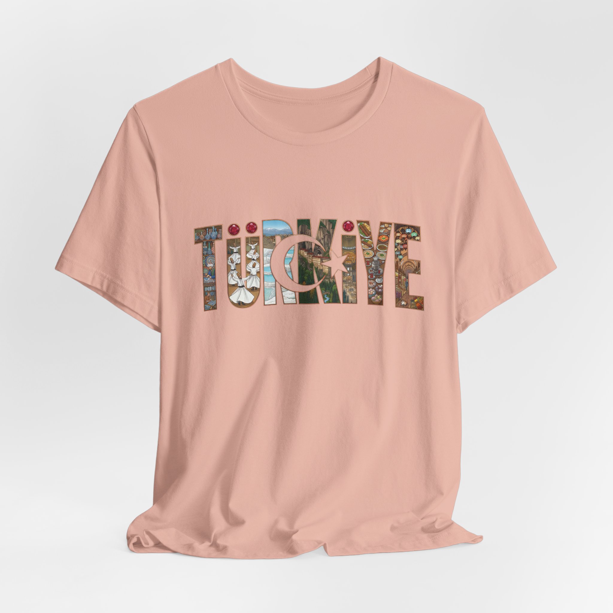 Turkiye Graphic T-shirt | Turkish Travel Souvenir Tee - Image 12