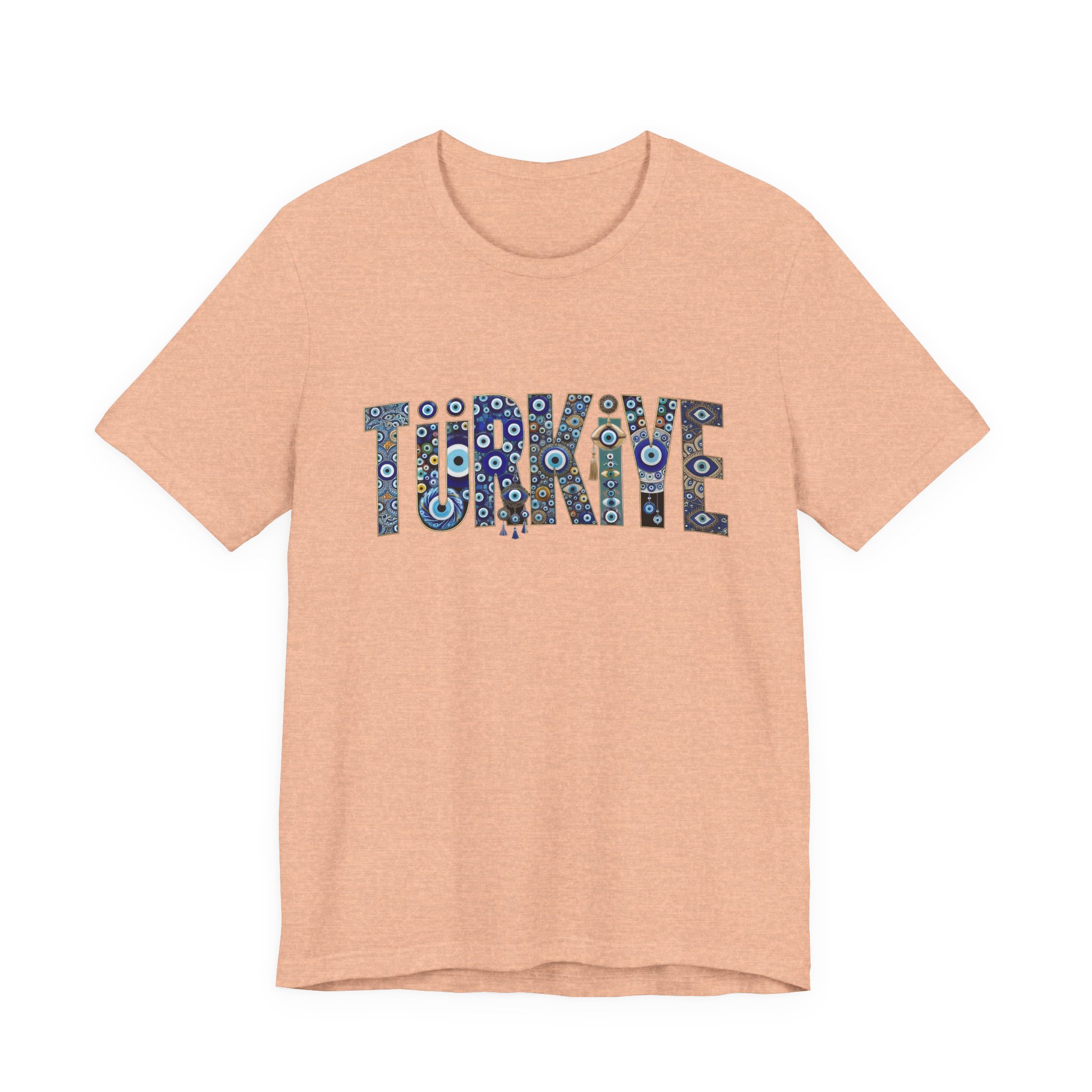 Turkiye Nazar Graphic T-shirt | Turkish Evil Eye Talisman Art - Image 21
