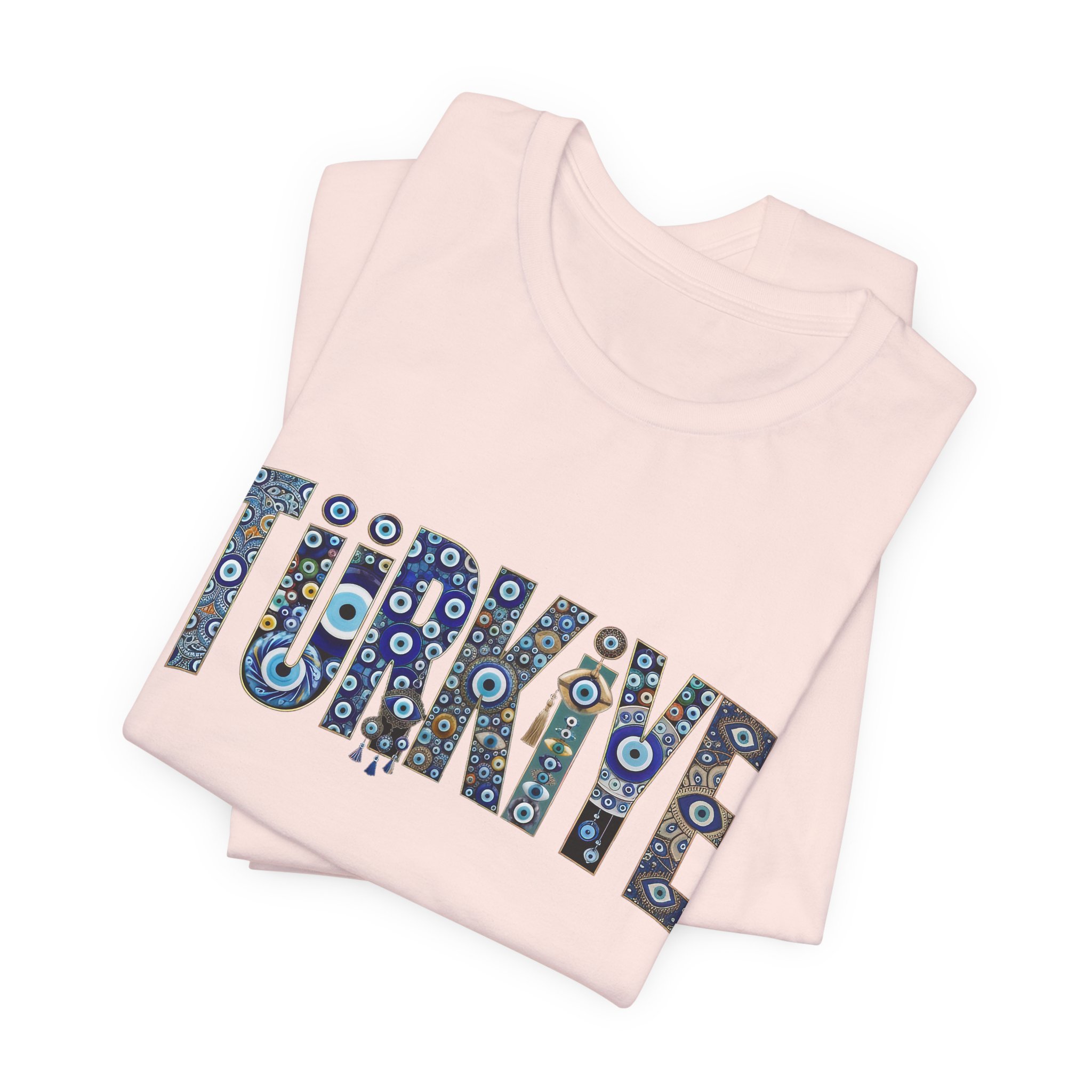 Turkiye Nazar Graphic T-shirt | Turkish Evil Eye Talisman Art - Image 11