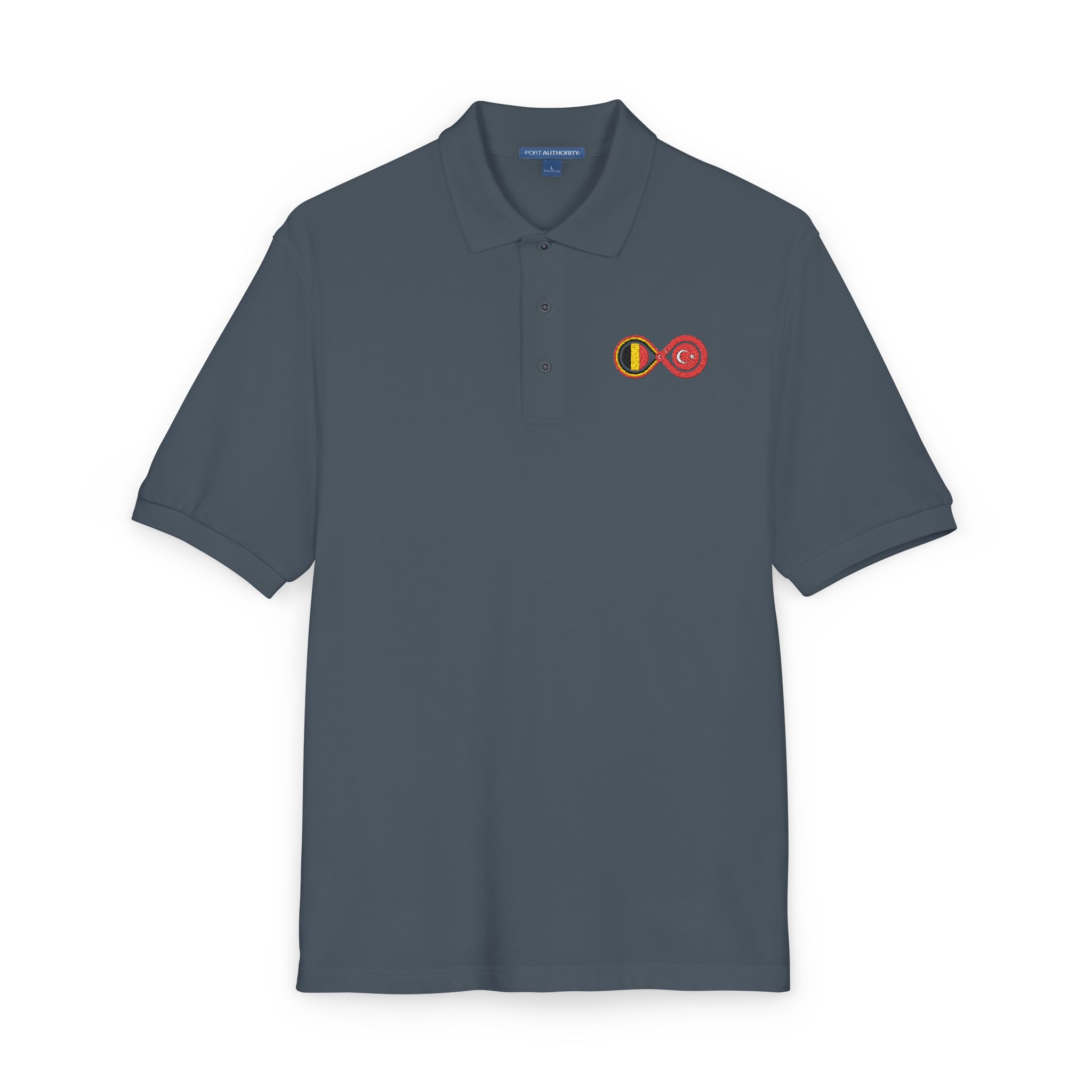 Global Turkish Heritage Polo Shirt – Turkish-Belgian - Image 3