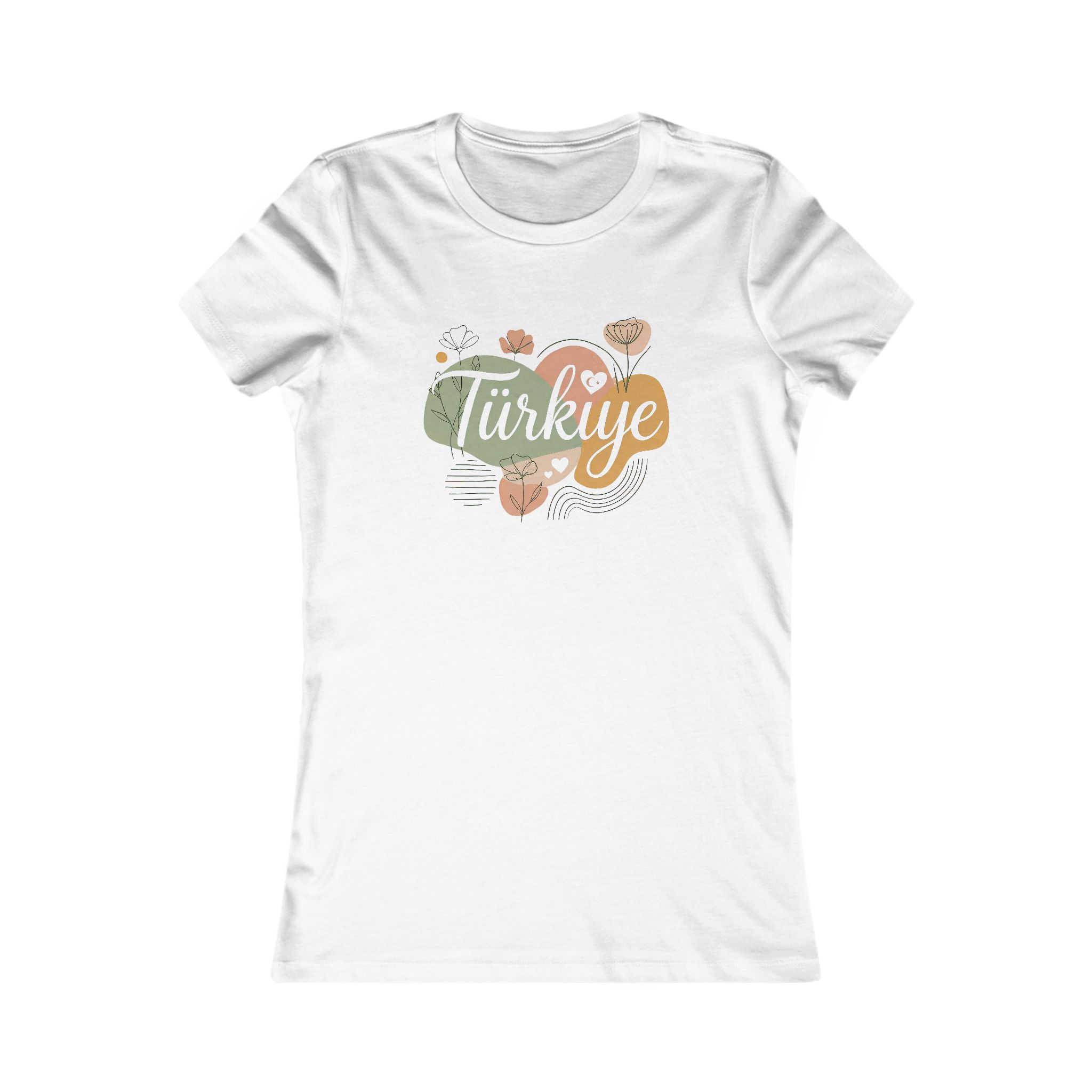 Boho Turkiye Floral Women's Favorite T-Shirt - Image 2