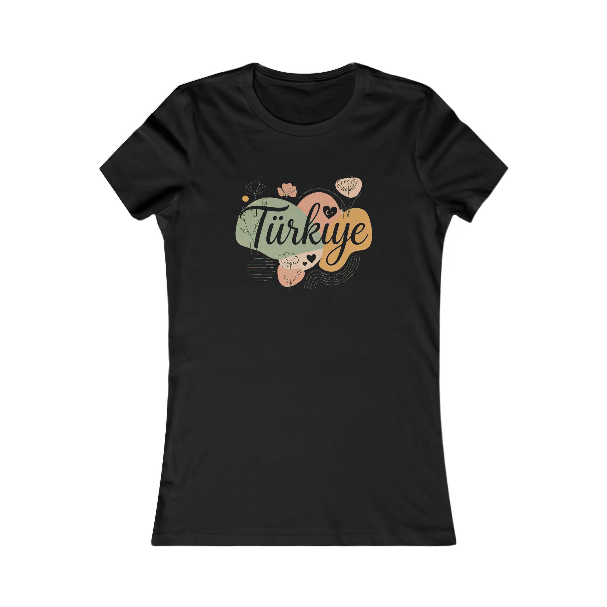 Boho Turkiye Floral Women's Favorite T-Shirt - Image 4
