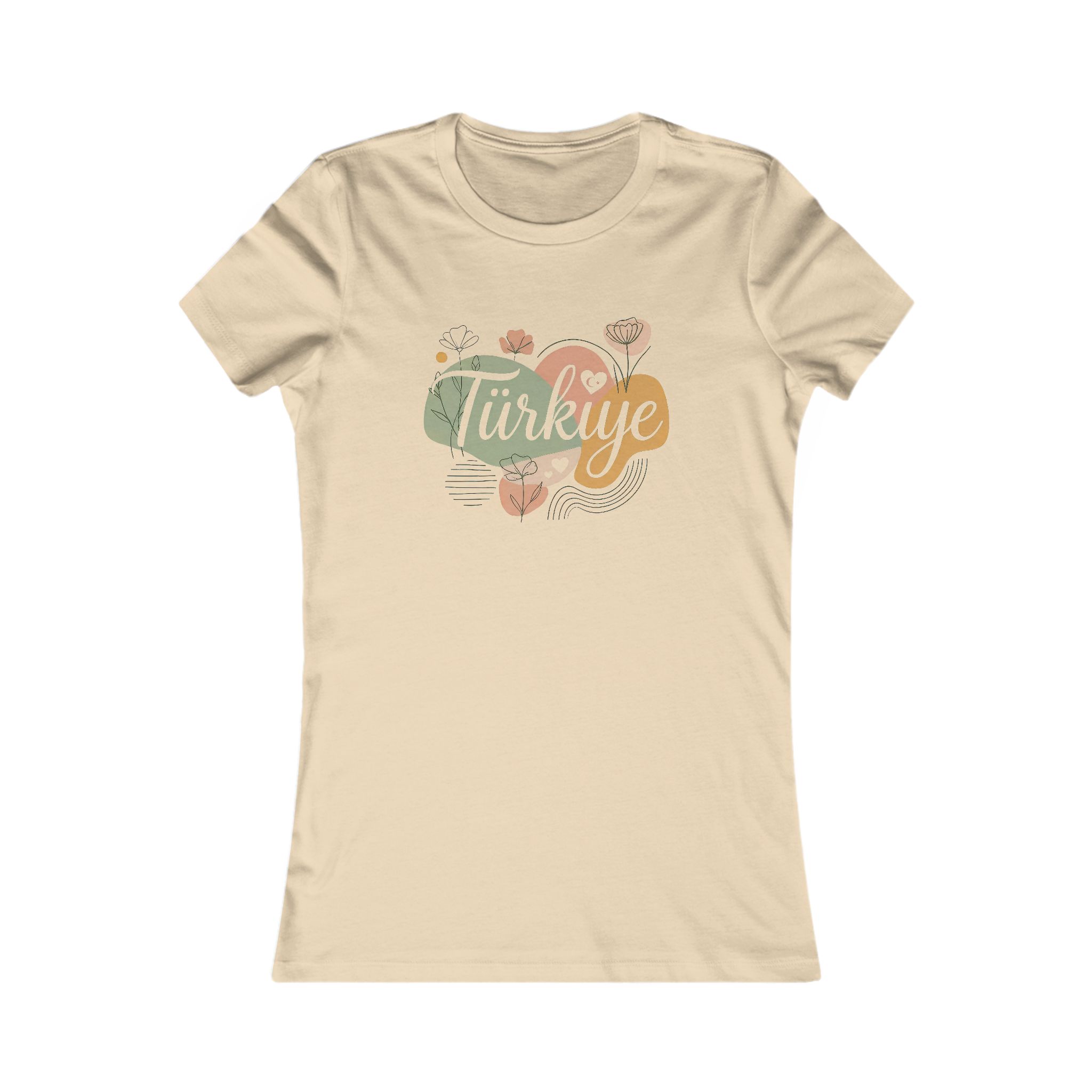 Boho Turkiye Floral Women's Favorite T-Shirt - Image 5