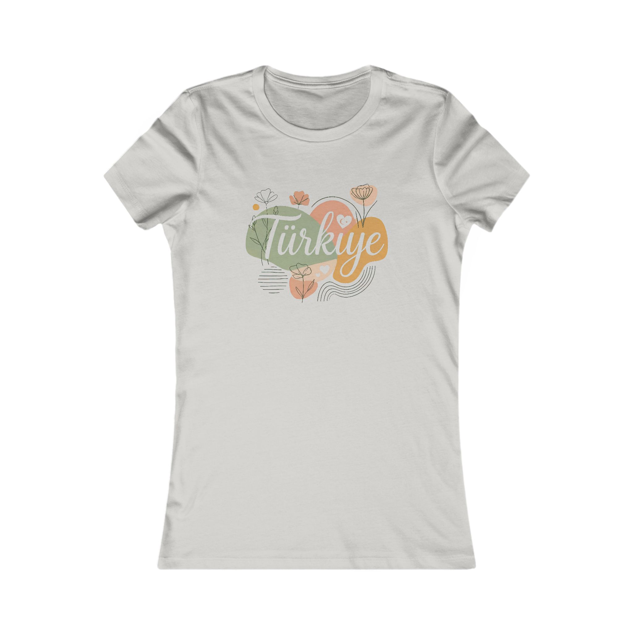 Boho Turkiye Floral Women's Favorite T-Shirt - Image 6
