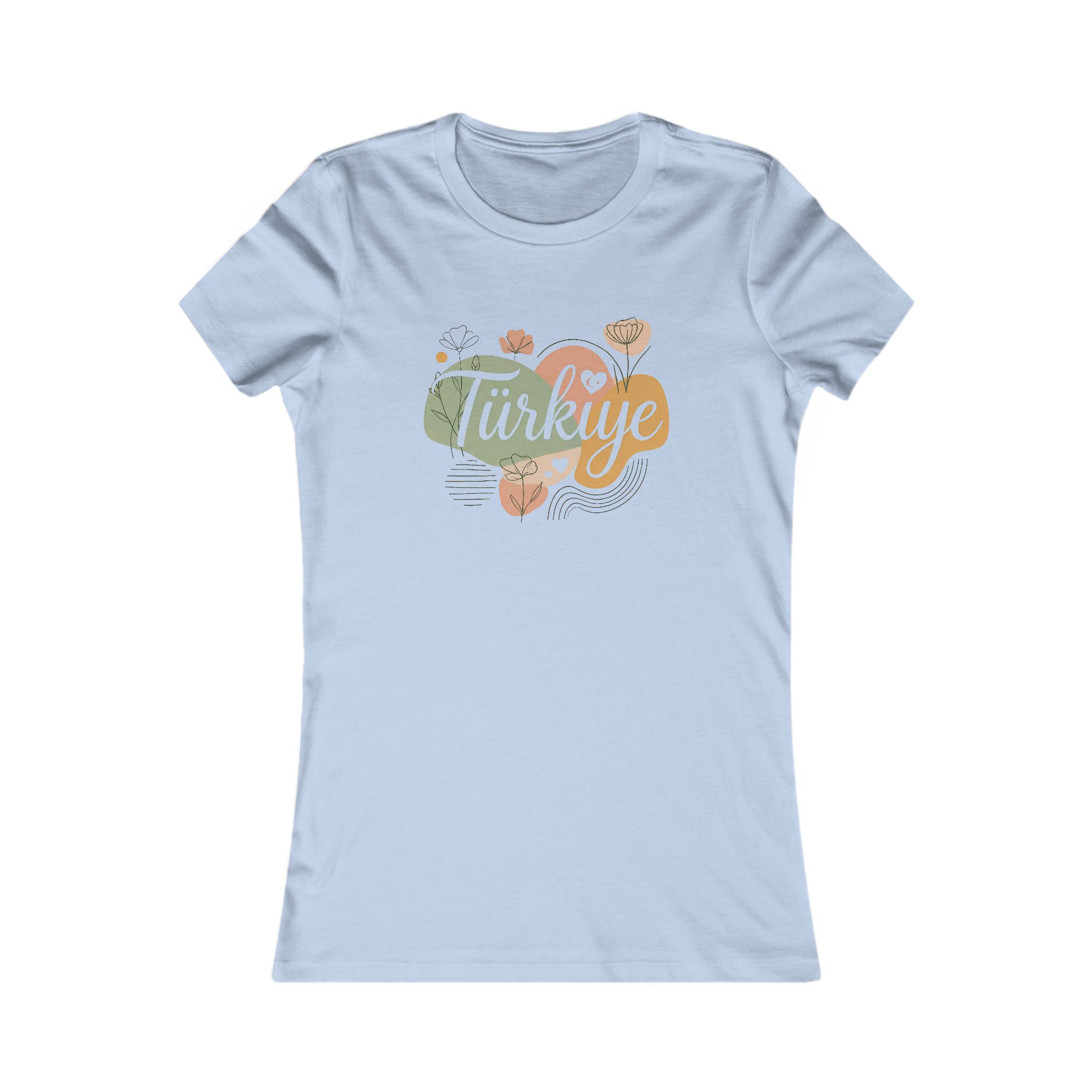 Boho Turkiye Floral Women's Favorite T-Shirt - Image 7