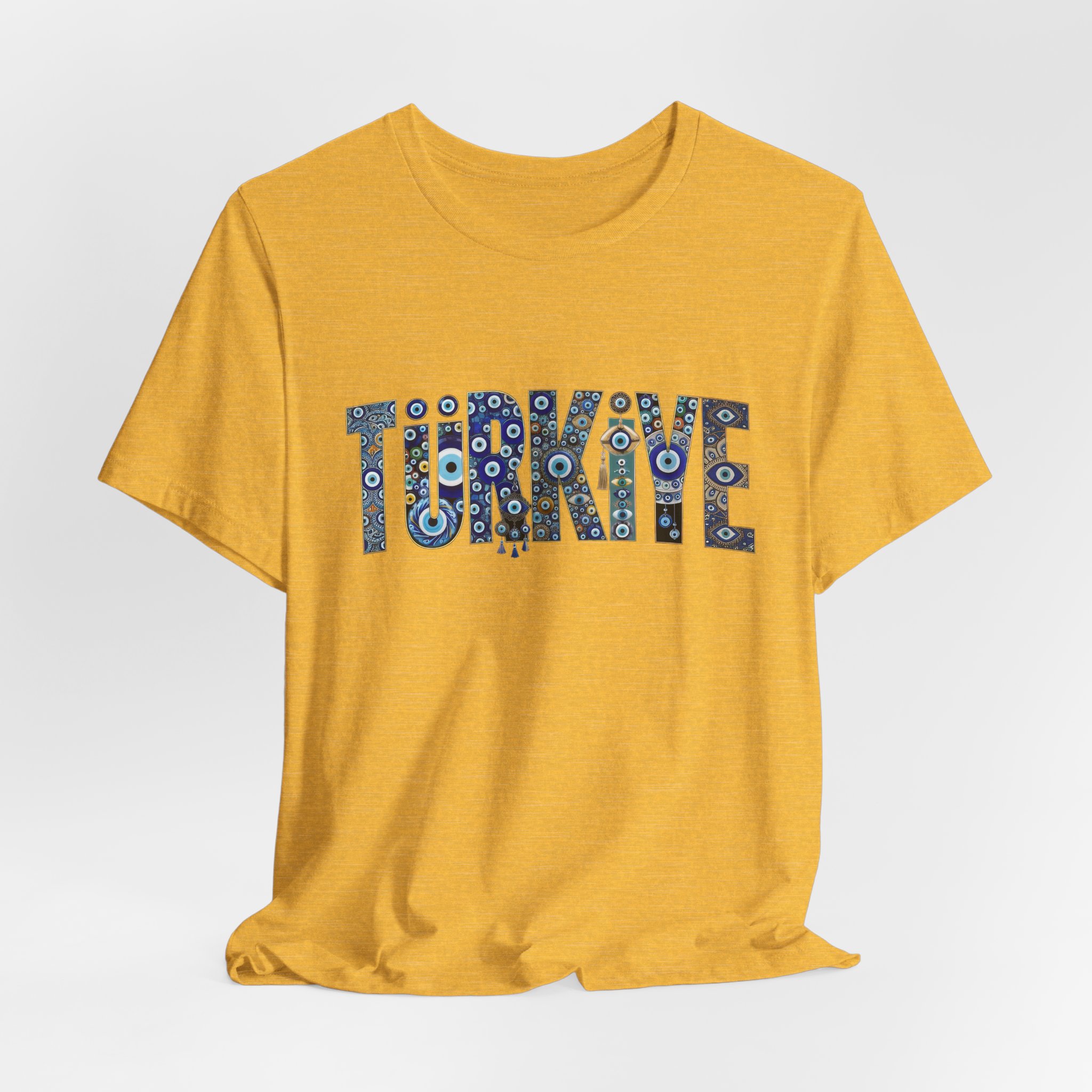 Turkiye Nazar Graphic T-shirt | Turkish Evil Eye Talisman Art - Image 28