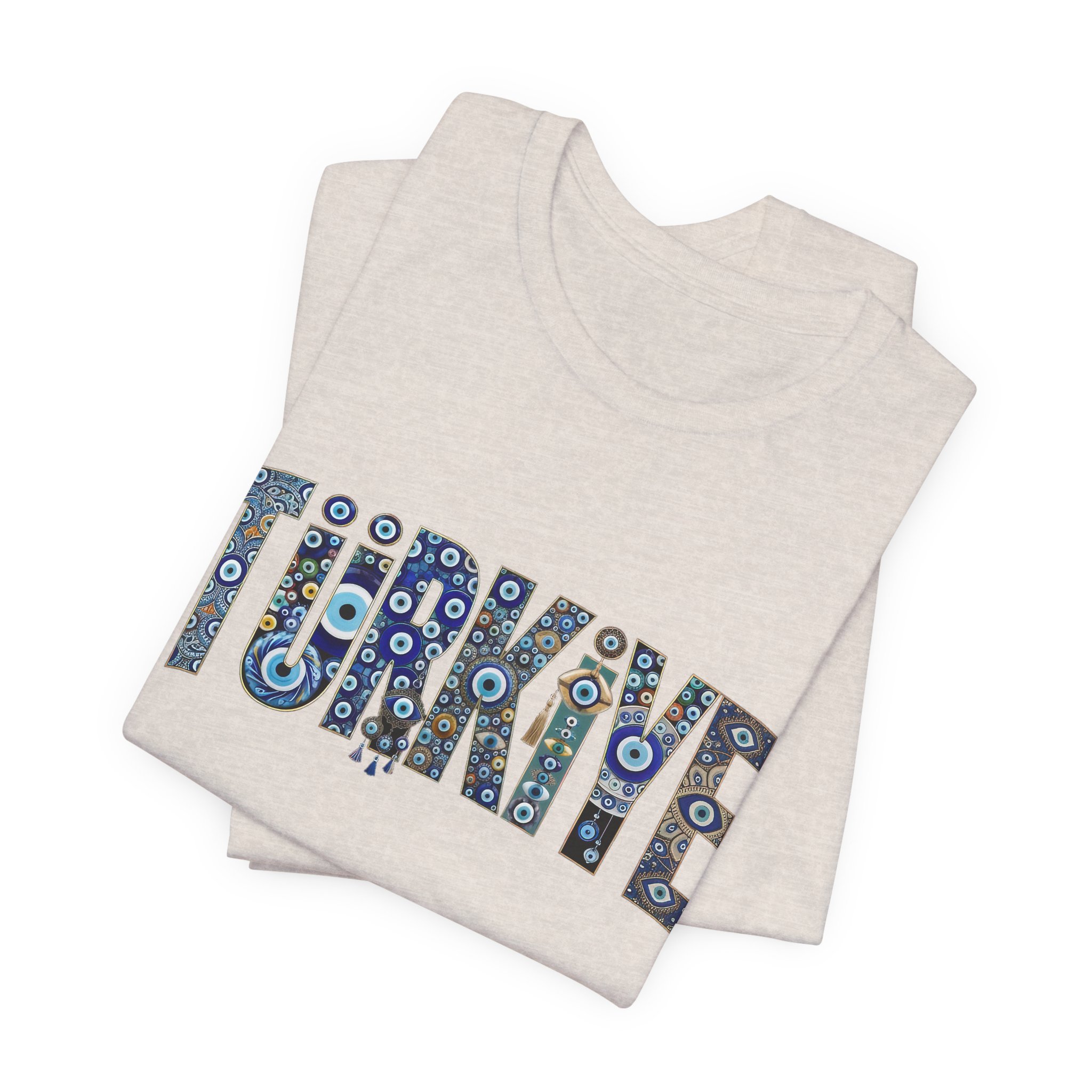 Turkiye Nazar Graphic T-shirt | Turkish Evil Eye Talisman Art - Image 19