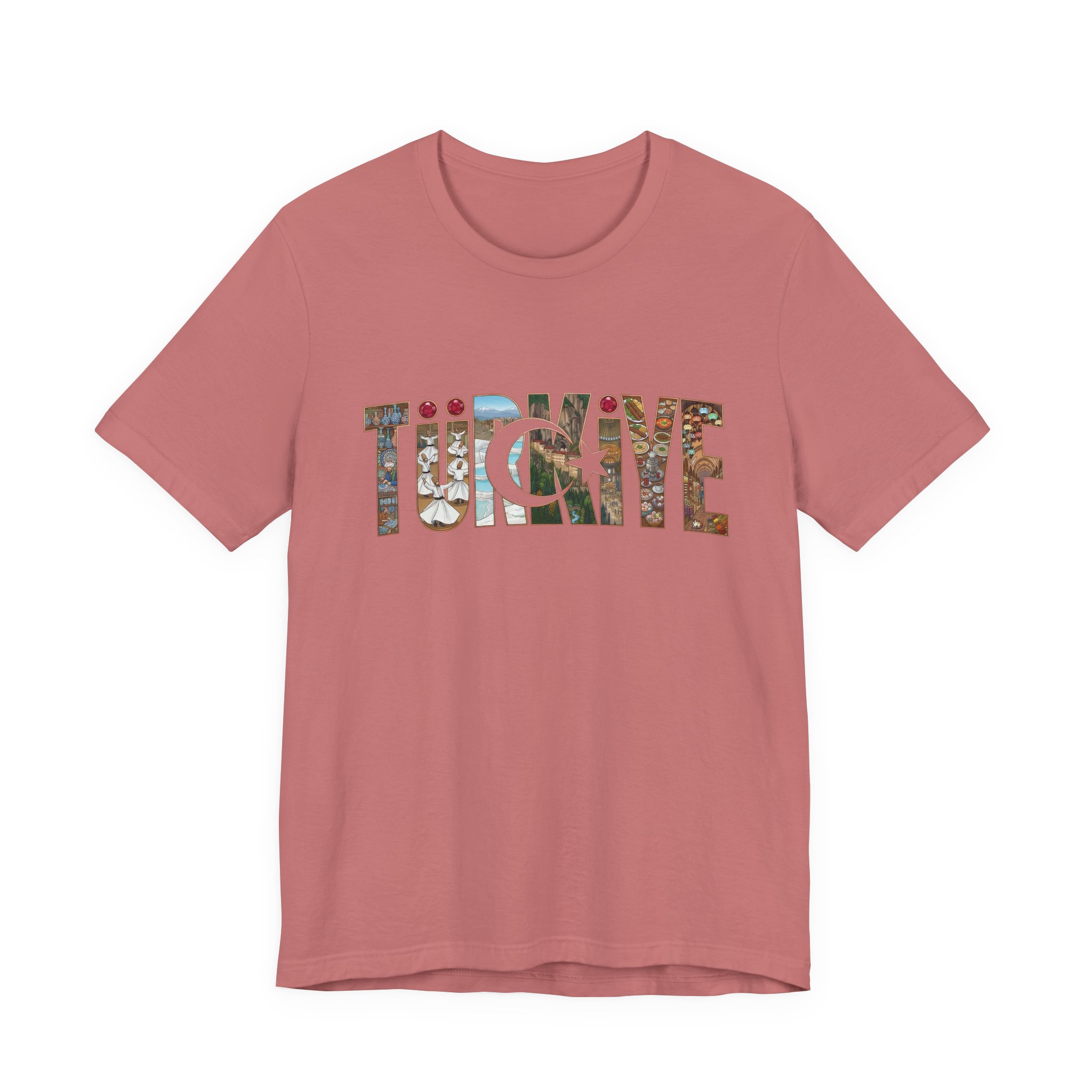 Turkiye Graphic T-shirt | Turkish Travel Souvenir Tee - Image 13
