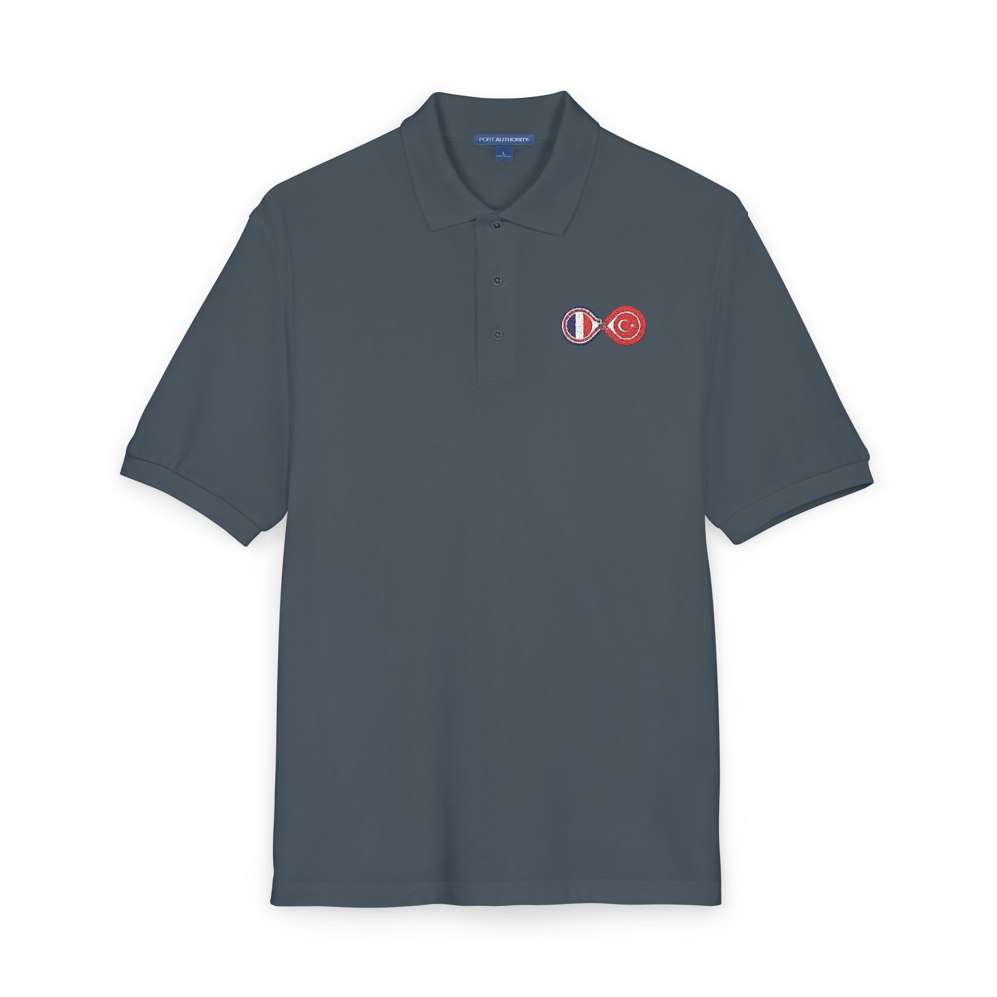 Global Turkish Heritage Polo Shirt – Turkish-French - Image 2