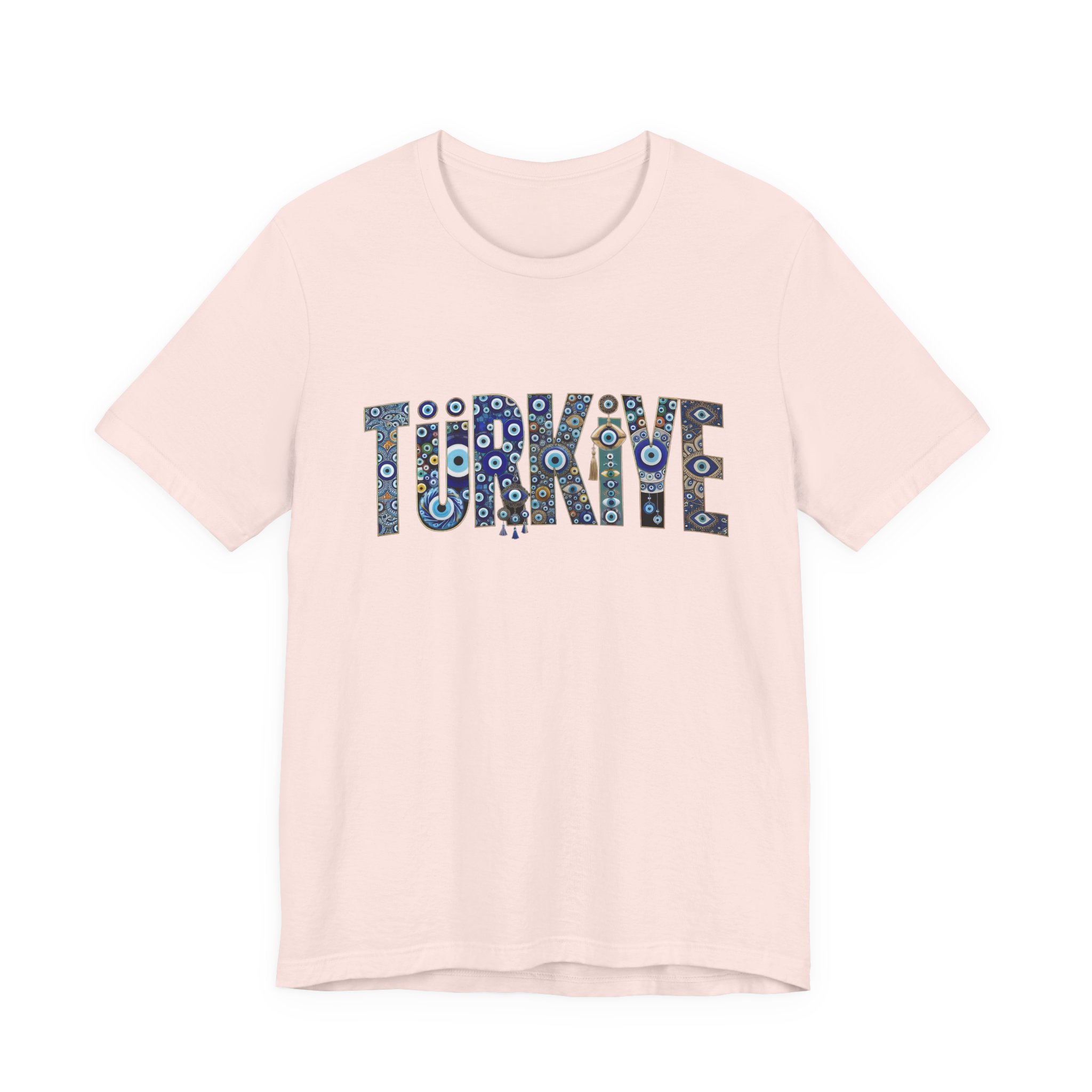 Turkiye Nazar Graphic T-shirt | Turkish Evil Eye Talisman Art - Image 9