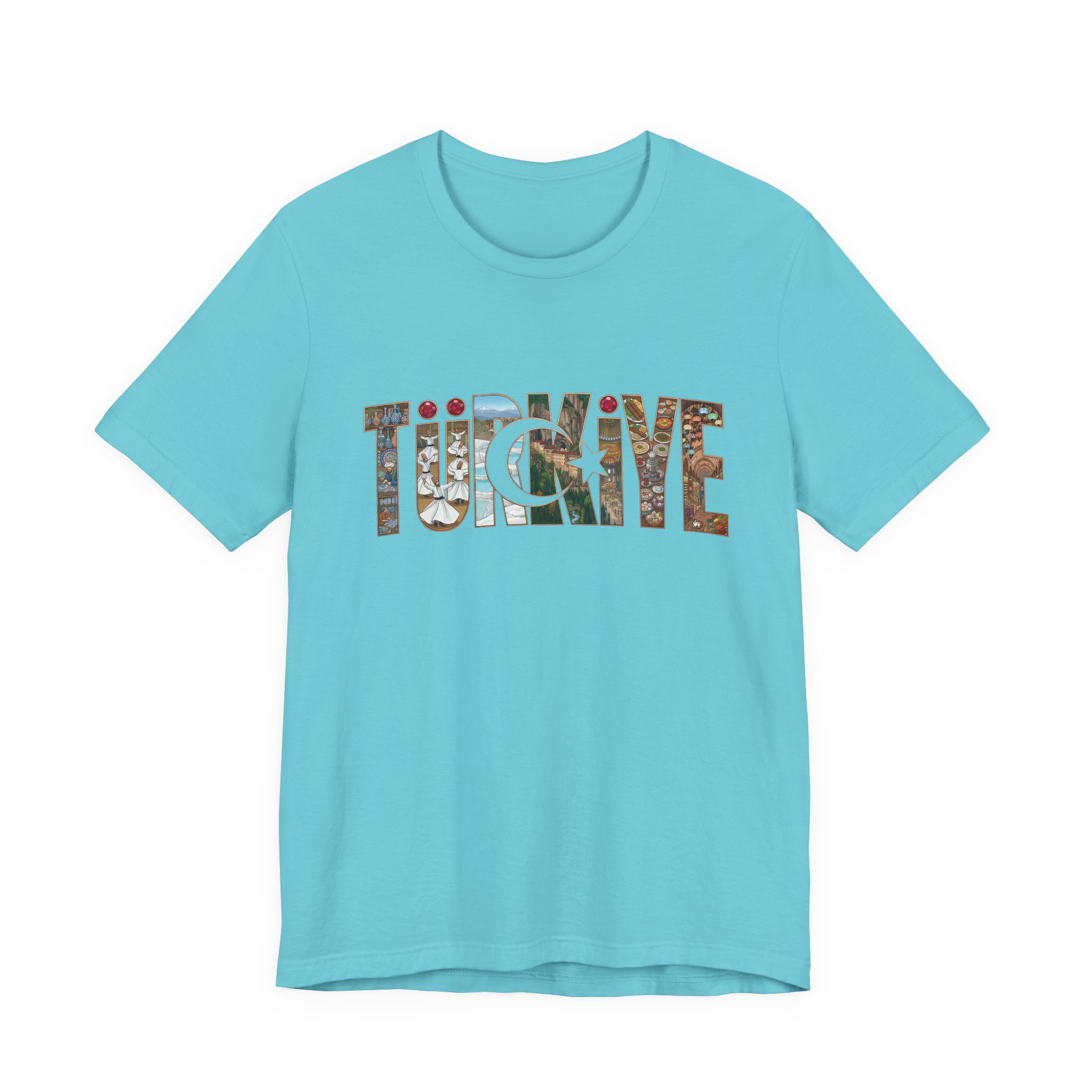 Turkiye Graphic T-shirt | Turkish Travel Souvenir Tee - Image 29