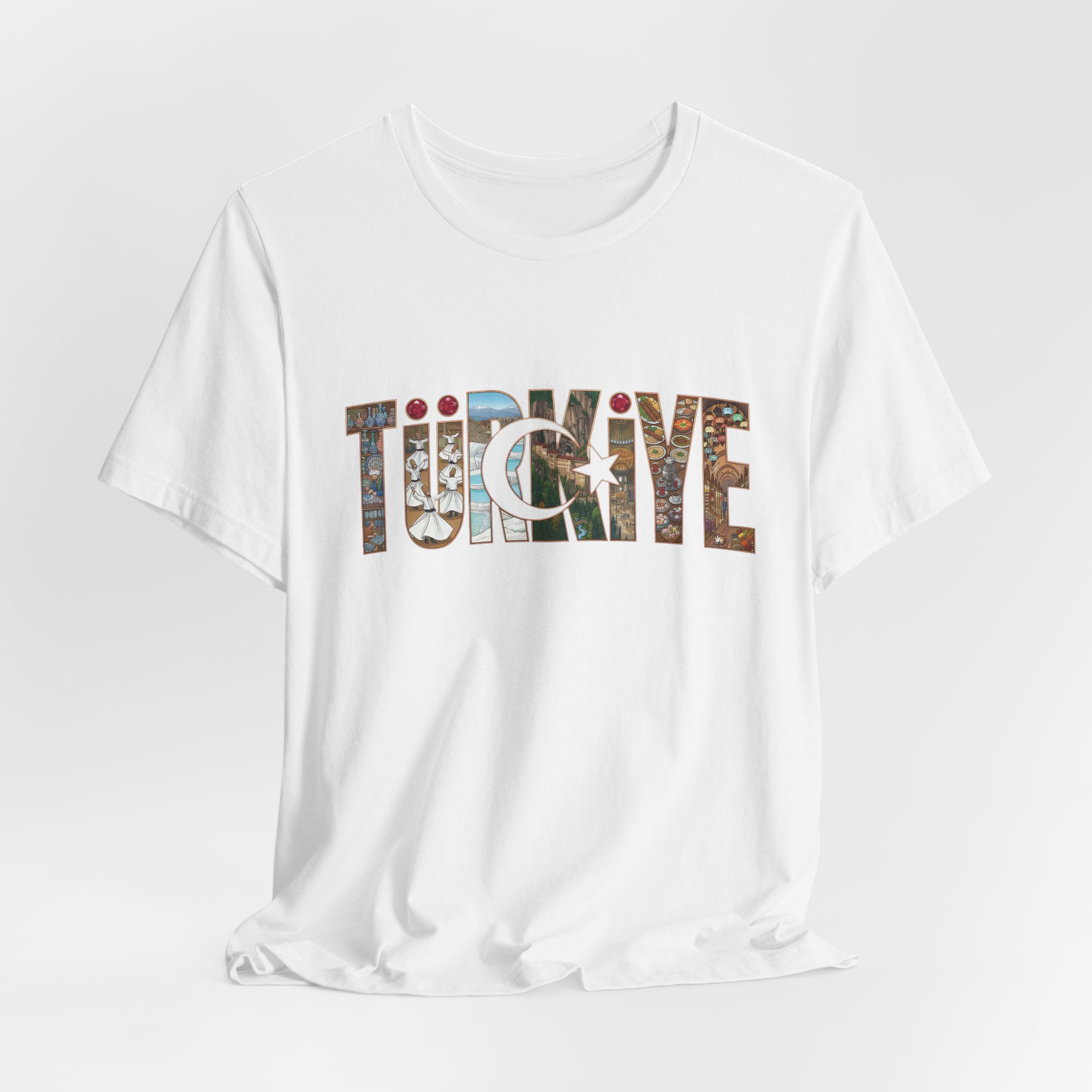 Turkiye Graphic T-shirt | Turkish Travel Souvenir Tee - Image 8